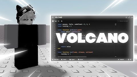 Roblox Executor "Volcano" (2025) - No Key Exploit Working [98% UNC]