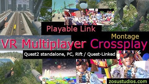 HD Virtual Reality Multiplayer Free Play Link-Video#2, Crossplay Oculus Quest2 apk/linked, PC, Rift