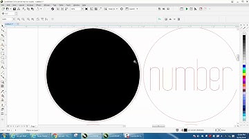 Corel Draw Tips & Tricks Vector Font and placement Numberit Part 2