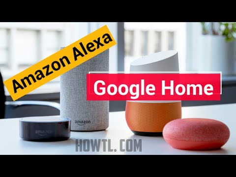 Amazon (Echo) Alexa Vs Google Home [Why is alexa better than google home] #HowTL