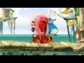Rayman Origins - Ruby Teeth Tricky Treasure Chest Chase Co-Op Playthrough