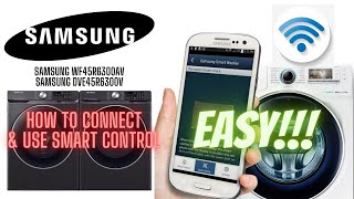 How to connect Smart Washer to SmartThings App | Samsung