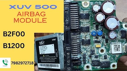 Mahindra Xuv 500 Airbag Module Reset ! Waterloss Airbag Module Reset ! B1200 ! B2F00 #airbagReset