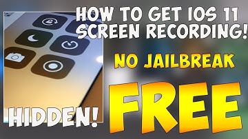 HIDDEN FEATURE|How to screen record in ios 11⏺(Free, No jailbreak)