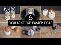 Dollar store easter ideas  diy easter decor and tablescape