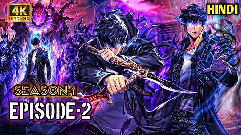 Solo leveling season 1 episode 2 , hindi dub better explanation in hindi. 