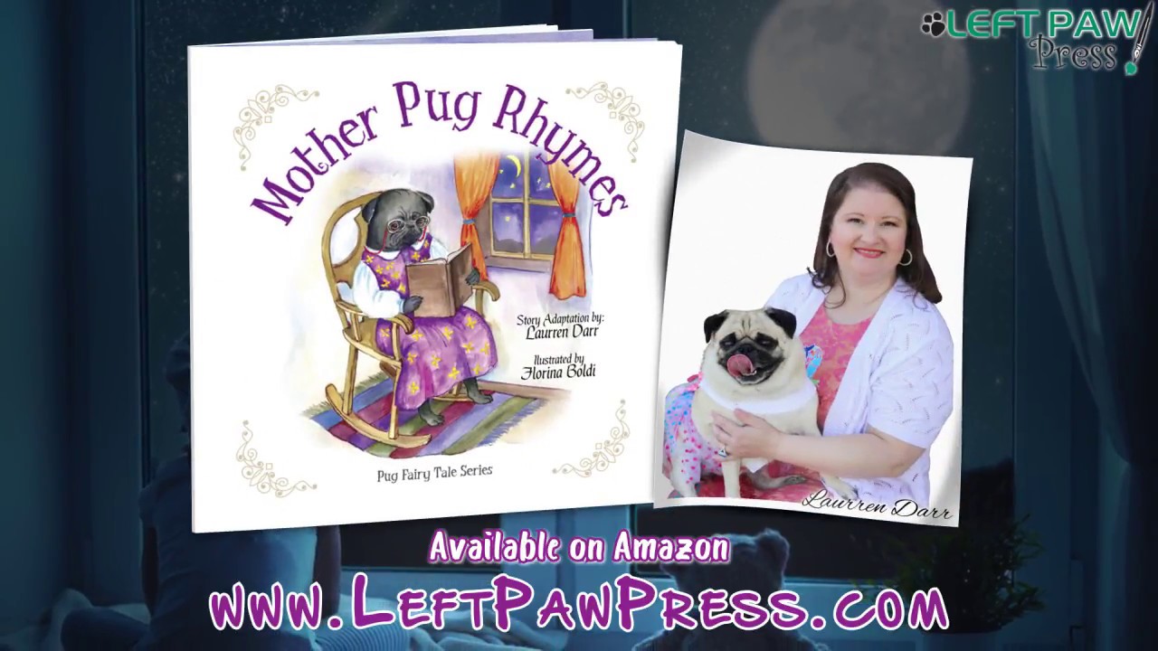 Pug Rymes Mother Pug Rhymes children's book trailer video - YouTube