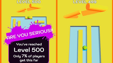 499 vs 500 Level | Best Puzzle Game | Kids Game | Roller Splat