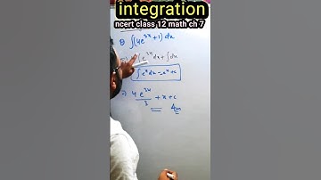 ncert class 12 math ch 7 integration #shorts #integration #12thmaths #maths #integral