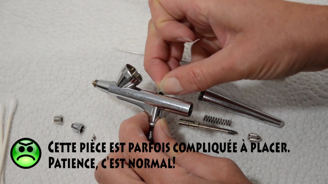 Comment nettoyer son airbrush en 4 minutes efficacement. 