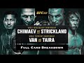 UFC: 328 Chimaev Vs Strickland Full Card Predictions!