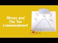 Moses and the ten commandment craft