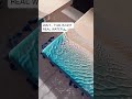 This Is Not Water 😳 | Resin Beach Table Wave Effect Using Air #oceanwaves #perfectwaves #table