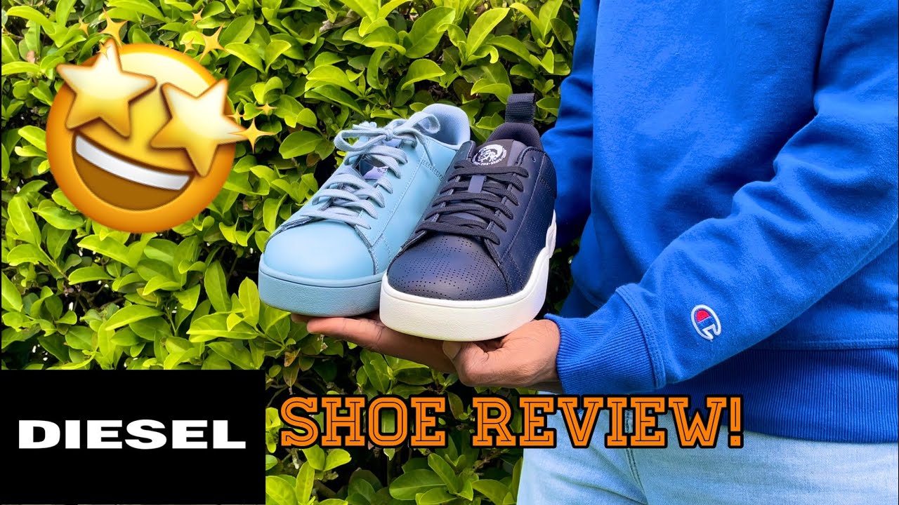 DIESEL s-clever low lace sneaker review!!! - YouTube
