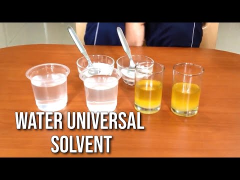 Video: Když je rozpouštědlem voda, nazývá se roztok?