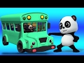Rodas no ônibus | Rimas para crianças | Canções pré-escolares | Baby Bao Panda | Wheels On The Bus