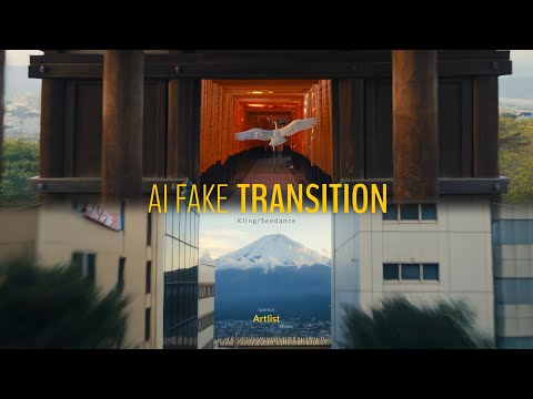 How to Create New Transitions for Cinematic Videos Using AI | Artlist/Kling/Seedance