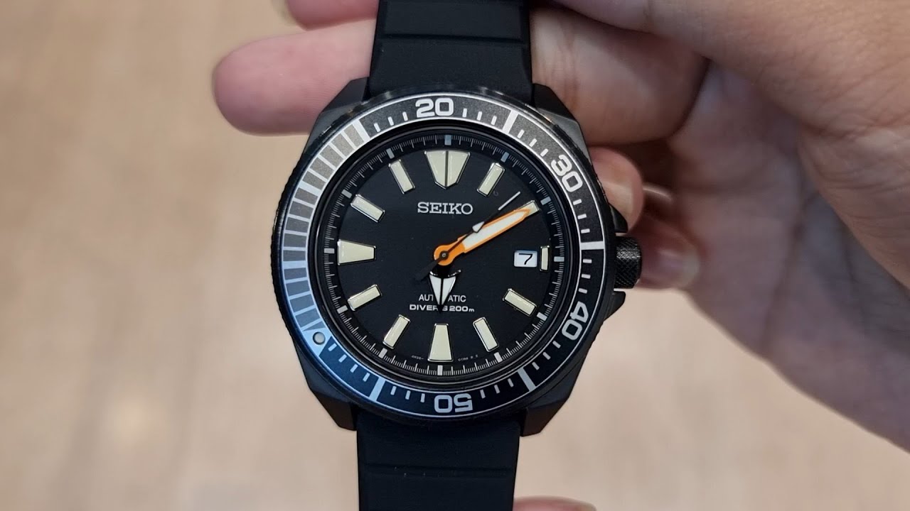 SEIKO SRPH11K1 | Seiko Prospex Black Series Samurai - YouTube