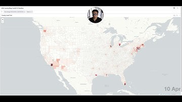 Animated Heatmap of COVID-19 cases in the United States