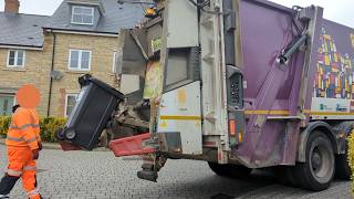 Variopress Bin Lorry Collecting General Waste In South Oxfordshire!