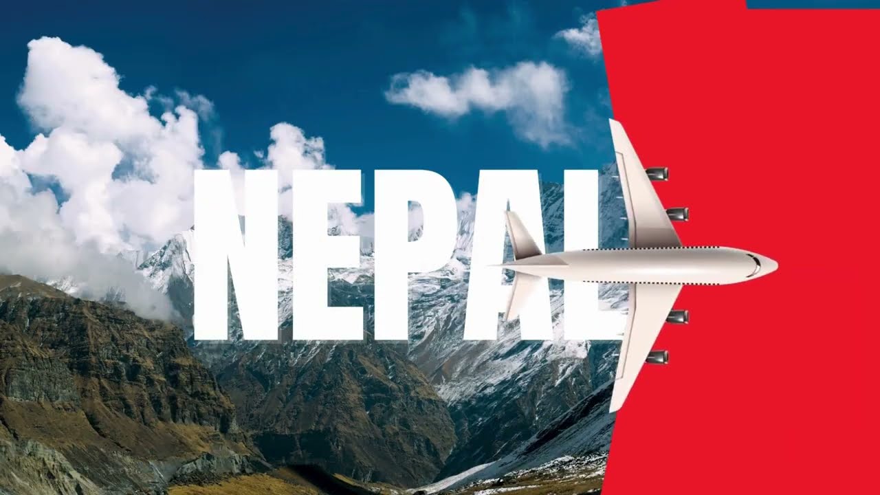Travel Blog Intro | Text Animation | Travel To Nepal | Canva Tutorial for Beginners