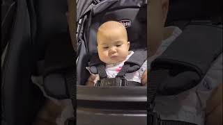 Cute Baby Scared Of Horn
