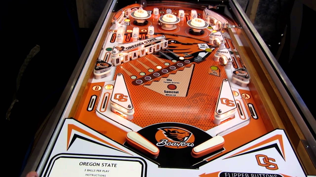 Custom Oregon State Pinball YouTube