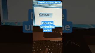 Computer Shortcut Keys Underline shorts youtubeshorts msoffice computer trending viral