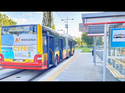 WARSZAWA 172 AUTOBUS: STEGNY - CH BLUE CITY - STEGNY 