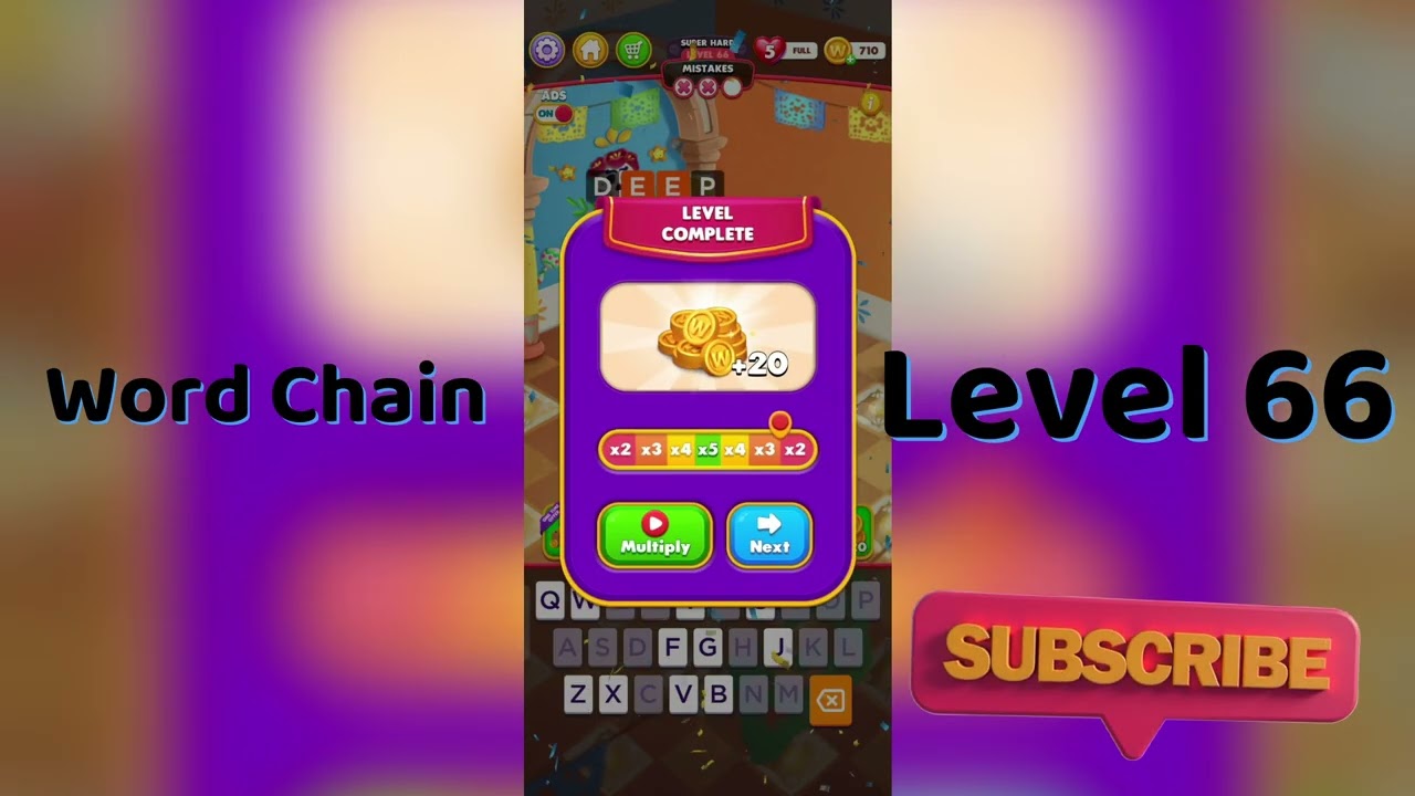 Word Chain Level 66 Answers 🔗 | Easy Solutions & Tips - YouTube