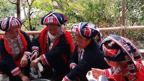 Páo dung đám cưới dao nậm ty| pú vlog