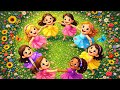 فتحي يا وردة غمضي يا وردة اغنية حركية ممتعة للاطفال Kids Action Song يلاكيدز Yallakids 