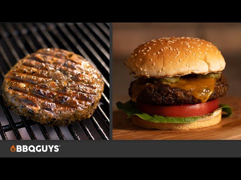 Grilled Veggie Burger Recipe with Black Beans, Chickpeas & Roasted Vegetables | BBQGuys