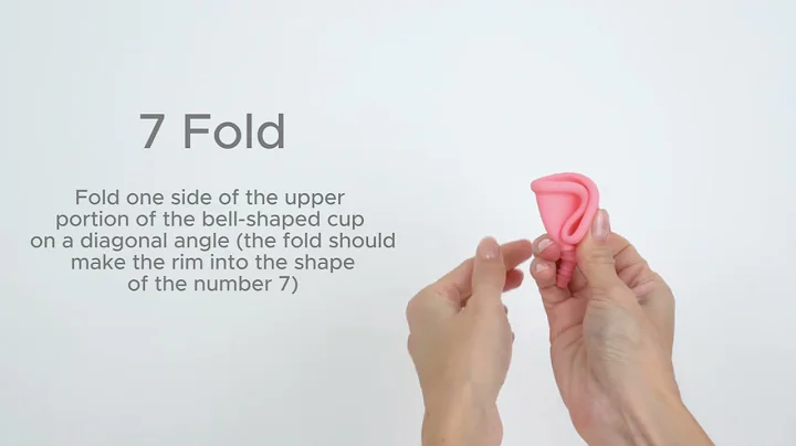 Instruction  for menstrual cup