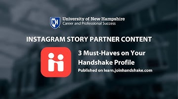 3 Must-Haves on Your Handshake Profile