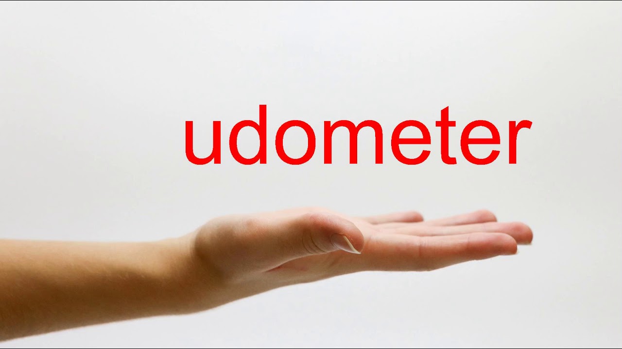 How to Pronounce udometer - American English