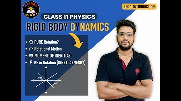 Moment of inertia | Rigid Body Dynamics | Lecture 1 | Introduction 
