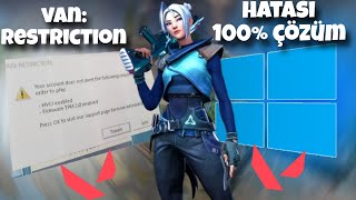 Valorant Vanrestriction Hatasi 100% Cozum Tpm 2.0 Hvci 100%