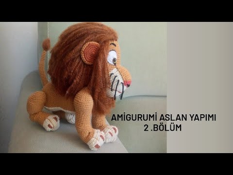 Amigurumi Aslan Arslan Lion Tarifi Yapımı Anlatımı 2.Bölüm (Ön Ayakların Yapımı)
