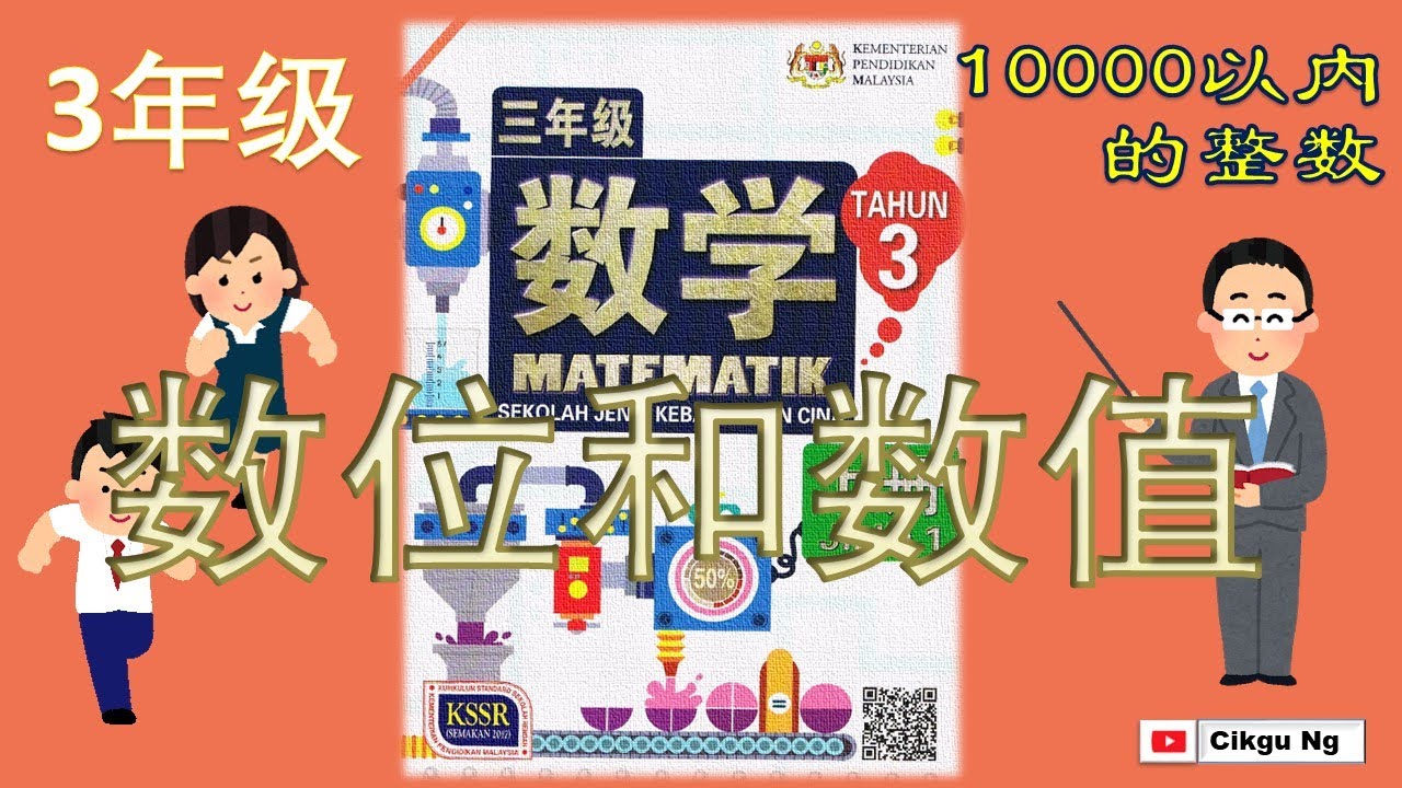 三年级数学10000以内的整数数位和数值 Youtube