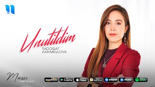 Sadoqat Karimkulova - Unutildim (audio 2020)