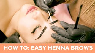 Easy Henna Brows by a Supercilium Master Trainer