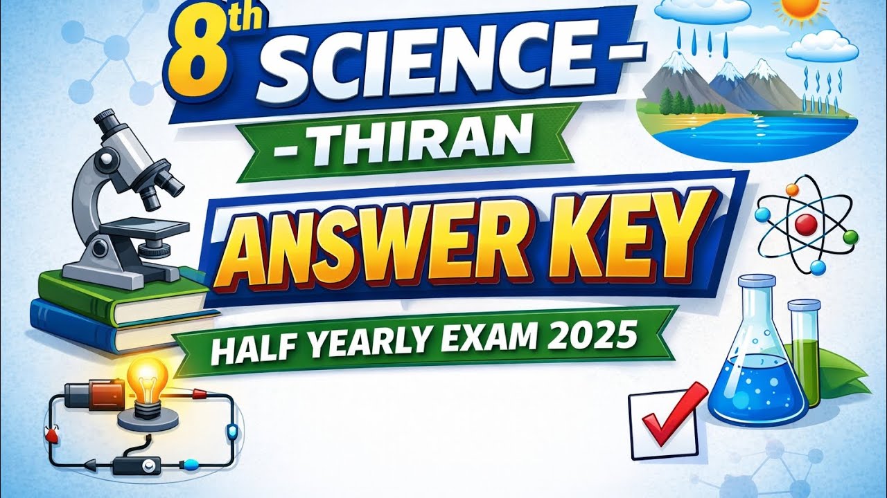 8th Science Official THIRAN Question Answer key 
