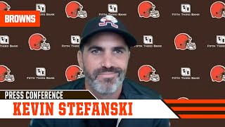 Kevin Stefanski on Washington: Eleven sacks in two games gets your attention.