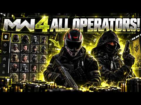 Modern Warfare 4 ALL OPERATORS Showcase! (MW4 Operator Skins)