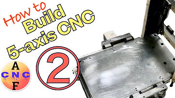 【Base Flame】How to Build CNC 5-axis . Part-2 |  Know-how for Building Small Machine at Home