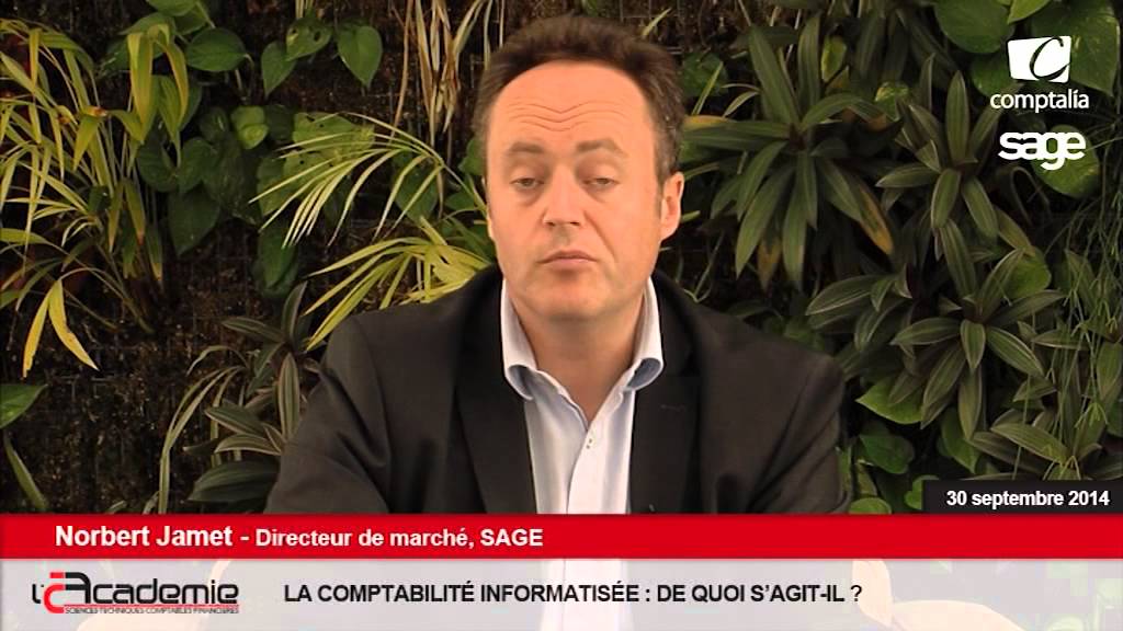La comptabilité informatisée expliquée en vidéo, Norbert Jamet, Sage France