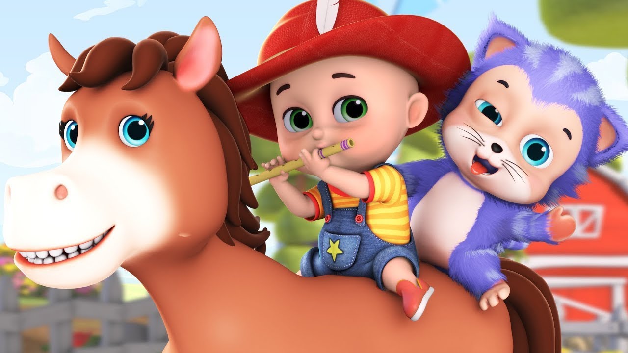 Chal Mere Ghode Chal Chal Lakdi Ki Kathi Upar Pankha Chaltahai kids Hindi Nursery Rhyme