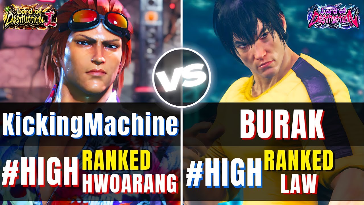 T8 🔥 KICKING MACHINE (Hwoarang) vs BURAK (Law) 🔥 Tekken 8 Insane Showdown