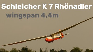 Schleicher K 7 Rhönadler | 4,4m scale RC glider | 4K | Syrovice 2024